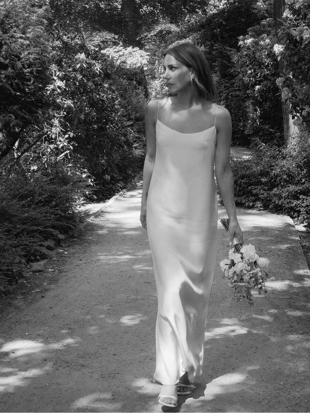 Lola Varma 100% Silk Vincent Slip Gown - Picture 4 of 8